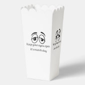 Fußball-Übertragungsparty-Popcorn-Box Geschenkschachtel (Rückseite)