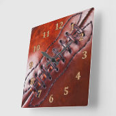 Fußball UHR als Vintager Fußball-Wand-Dekor (Winkel)