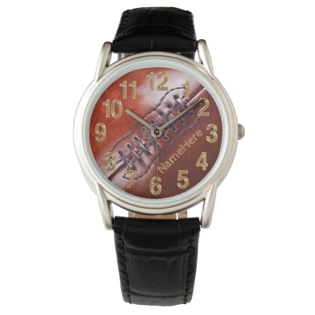 Fußball-Uhr für Männer oder Jungen. Viele Stile üb Armbanduhr (Vorderseite)