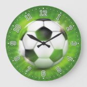 Fußball-Uhr Große Wanduhr (Vorderseite)
