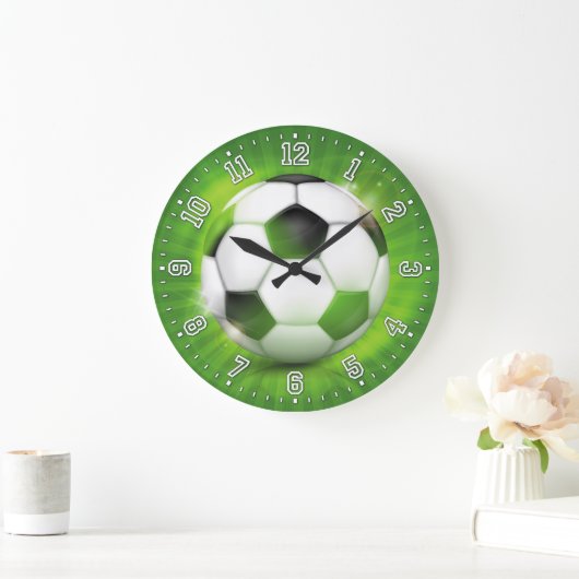 Fußball-Uhr Große Wanduhr (Zuhause)