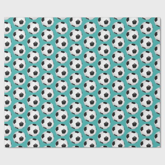 Fußball-Umschlagpapier Geschenkpapier (Flach)
