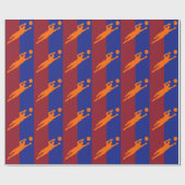 Fußball-Umschlagpapier Geschenkpapier (Flach)