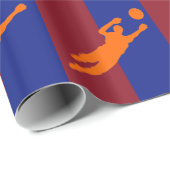Fußball-Umschlagpapier Geschenkpapier (Rolleneckpunkt)