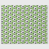 Fußball-Umschlagpapier Geschenkpapier (Flach)
