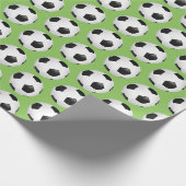 Fußball-Umschlagpapier Geschenkpapier (Ecke)