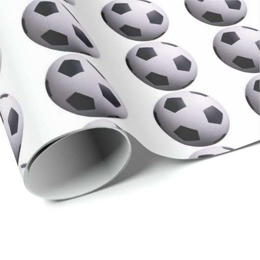 Fußball-Umschlagpapier Geschenkpapier (Rolleneckpunkt)