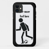 Fußball- und Ballgeschenk Case-Mate iPhone Hülle (Rückseite)