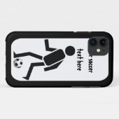 Fußball- und Ballgeschenk Case-Mate iPhone Hülle (Rückseite (Horizontal))