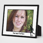 Fußball- und Ballgeschenk Fotoplatte (Seite)