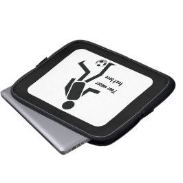 Fußball- und Ballgeschenk Laptopschutzhülle
