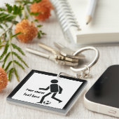 Fußball- und Ballgeschenk Schlüsselanhänger (Vorderseite rechts)