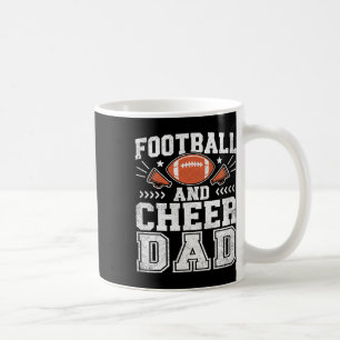 Fußball und Cheer Dad Daddy Cheerleader Spieler Va Kaffeetasse