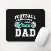 Fußball- und Cheer-Daddy Cheerleader und Fußballsp Mousepad (Mit Mouse)