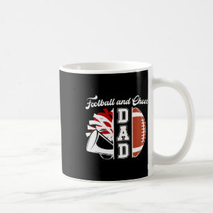 Fußball- und Cheer-Daddy einer Cheerleaderin und F Kaffeetasse