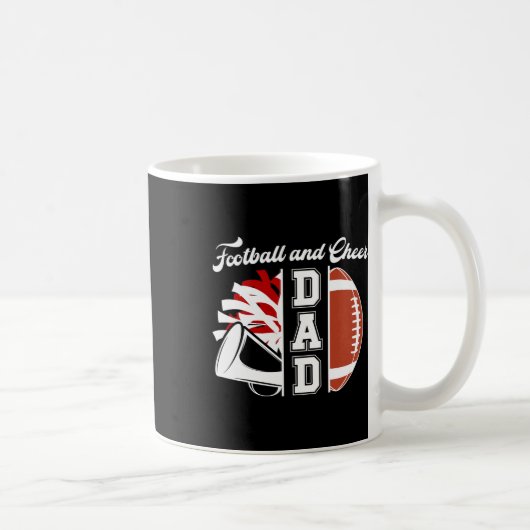 Fußball- und Cheer-Daddy einer Cheerleaderin und F Kaffeetasse (Rechts)