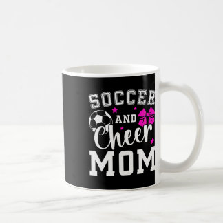 Fußball- und Cheer-Mom stolze Cheerleaderin und Fu Kaffeetasse