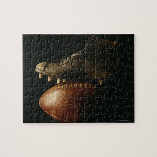 Fußball und Cleat Puzzle (Horizontal)