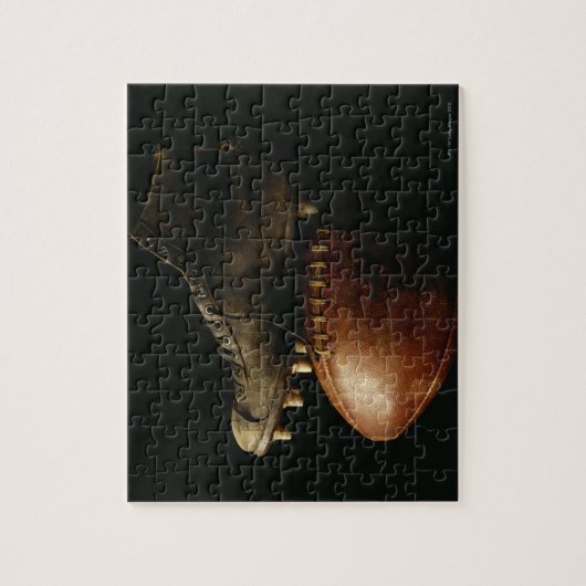 Fußball und Cleat Puzzle (Vertikal)