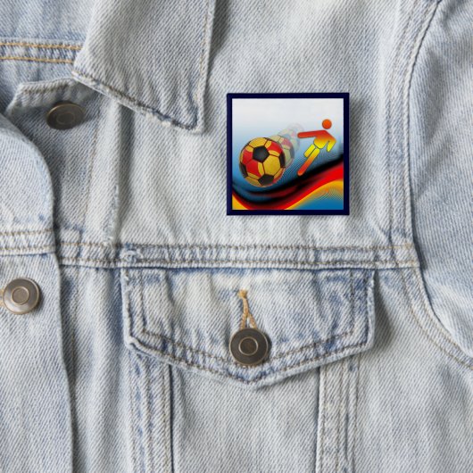 Fußball und Fußball-Dynamik Button (Beispiel)
