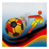 Fußball und Fußball-Dynamik Poster (Vorderseite)