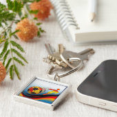 Fußball und Fußball-Dynamik Schlüsselanhänger (Seite)