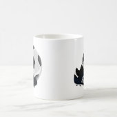 Fußball und Fußball Kaffeetasse (Mittel)