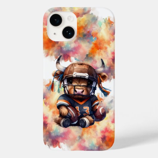 Fußball- und Hochlandkühe Case-Mate iPhone Hülle (Rückseite)