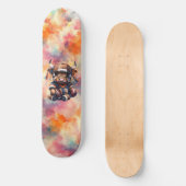 Fußball- und Hochlandkühe Skateboard (Vorderseite)