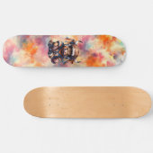 Fußball- und Hochlandkühe Skateboard (Horizontal)