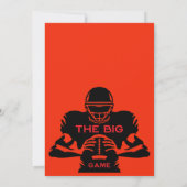 Fußball- und Hotdog-Party Einladung (Rückseite)