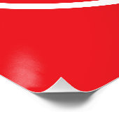 Fußball- und Hotdog-Party Poster (Ecke)