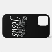 Fußball und Jesus Case-Mate iPhone Hülle (Rückseite (Horizontal))