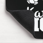 Fußball und Karate Mama Funny Soccer Player Karate Mousepad (Ecke)
