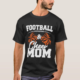 Fußball und Mama High School Sport Cheerlea T-Shirt