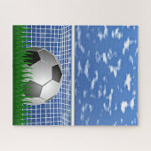 Fußball und Netz Puzzle (Horizontal)