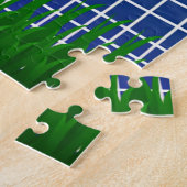 Fußball und Netz Puzzle (Seite)