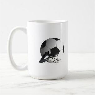 Fußball und Schuhe, Kaffeetasse