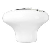 Fußball und Schuhe, Knoblauch Gezeichnet. Keramikknauf (Seitenansicht)