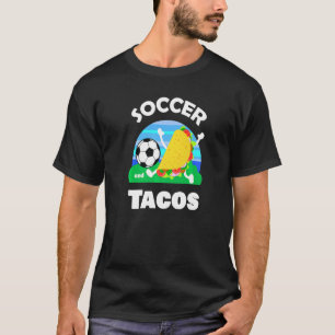 Fußball und Tacos Fun Mex Sportfutter T-Shirt