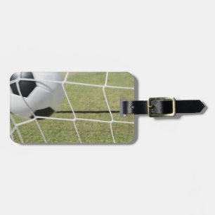 Fußball und Ziel Gepäckanhänger