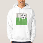 Fußball und Ziel Hoodie (Vorderseite)