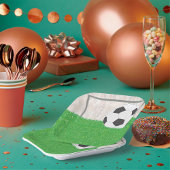 Fußball und Ziel Pappteller