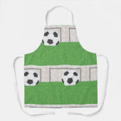Fußball und Ziel Schürze (Vorderseite)