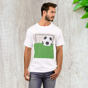 Fußball und Ziel T-Shirt