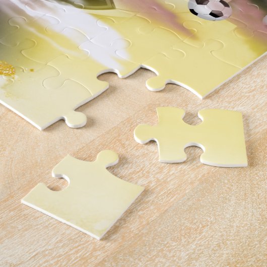 Fußball-Universum-Grafikdesign Puzzle (Seite)