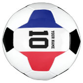 Fußball unter französischer Flagge mit benutzerdef (Gedreht)