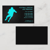 Fußball-Unterricht Schulung für kundenspezifische Visitenkarte (Vorne/Hinten)