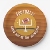 Fußball Upright Game Day Pappteller (Vorderseite)