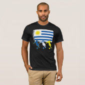 Fußball-Uruguay-Dunkelheits-T - Shirt (Vorne ganz)